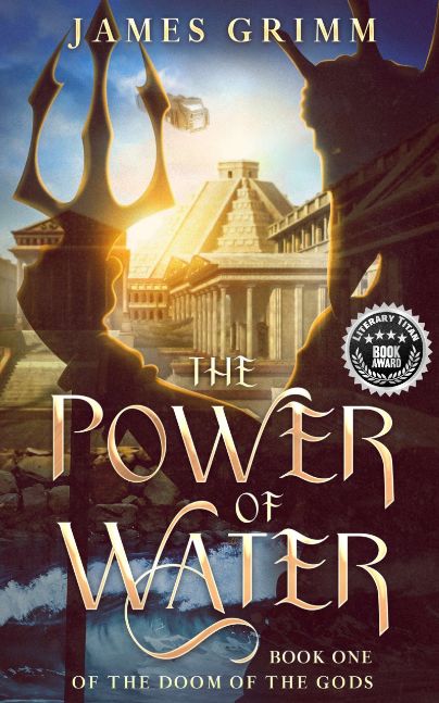 The Power of Water book cover with Literary Titans award emblem